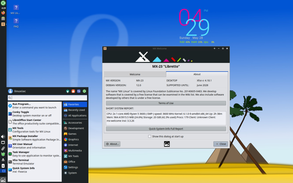 MX Linux 23.6: A Refreshing Update for Users