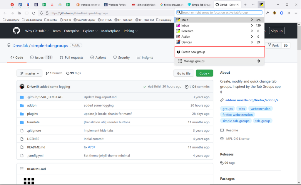 Firefox Tab Groups: A New Era in Tab Management