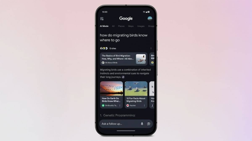 Google AI Mode Revolutionizes Search with Visual Features